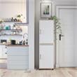 SystemBuild Whitmore 2 Door Kitchen Pantry Cabinet in White