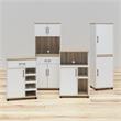 SystemBuild Whitmore 2 Door Kitchen Pantry Cabinet in White