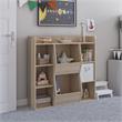 Nathan Kids Large Toy Storage Bookcase in Blonde Oak