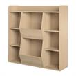 Nathan Kids Large Toy Storage Bookcase in Blonde Oak