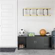 Systembuild Lory Shoe Storage Bench in Black