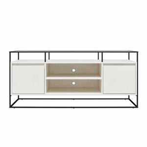 Ameriwood Home Camley Modern Media Console TV Stand for TVs up to 54&quot in Plaster