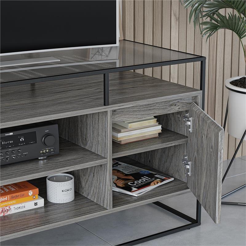 Ameriwood Home Camley Modern Media Console TV Stand for TVs up to 54