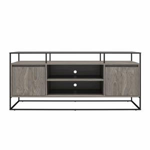 Ameriwood Home Camley Modern Media Console TV Stand for TVs up to 54&quot in Gray