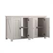 Flipper by Ollie & Hutch Farmington 55 Gallon Aquarium Stand in Ivory Oak