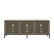 Alphason Media Console with Steel Post Base for TVs up to 77