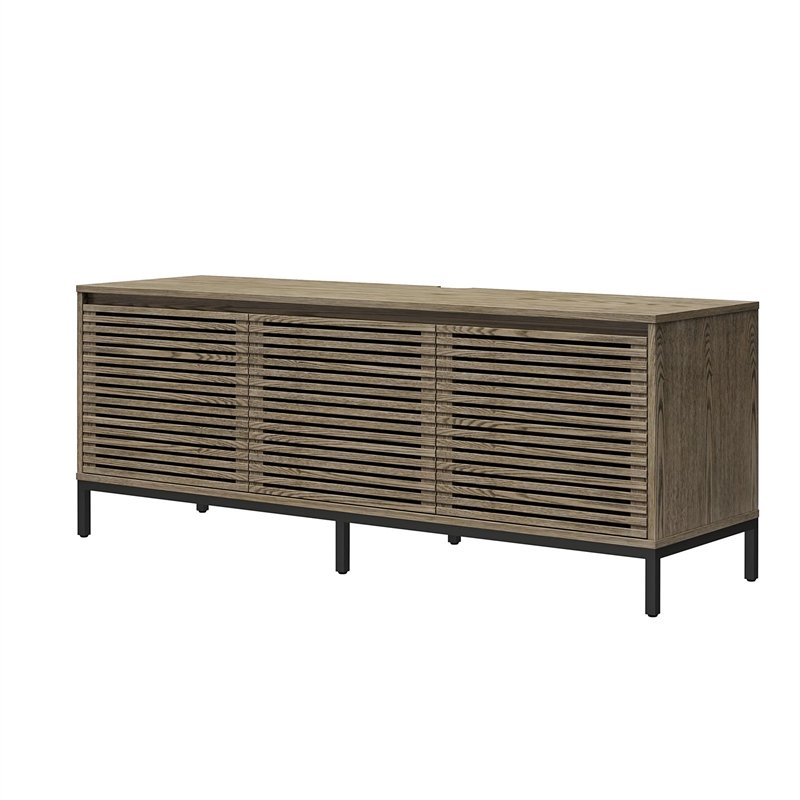Alphason Media Console with Steel Post Base for TVs up to 77