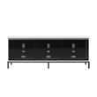 Alphason Media Console with Steel Post Base for TVs up to 77