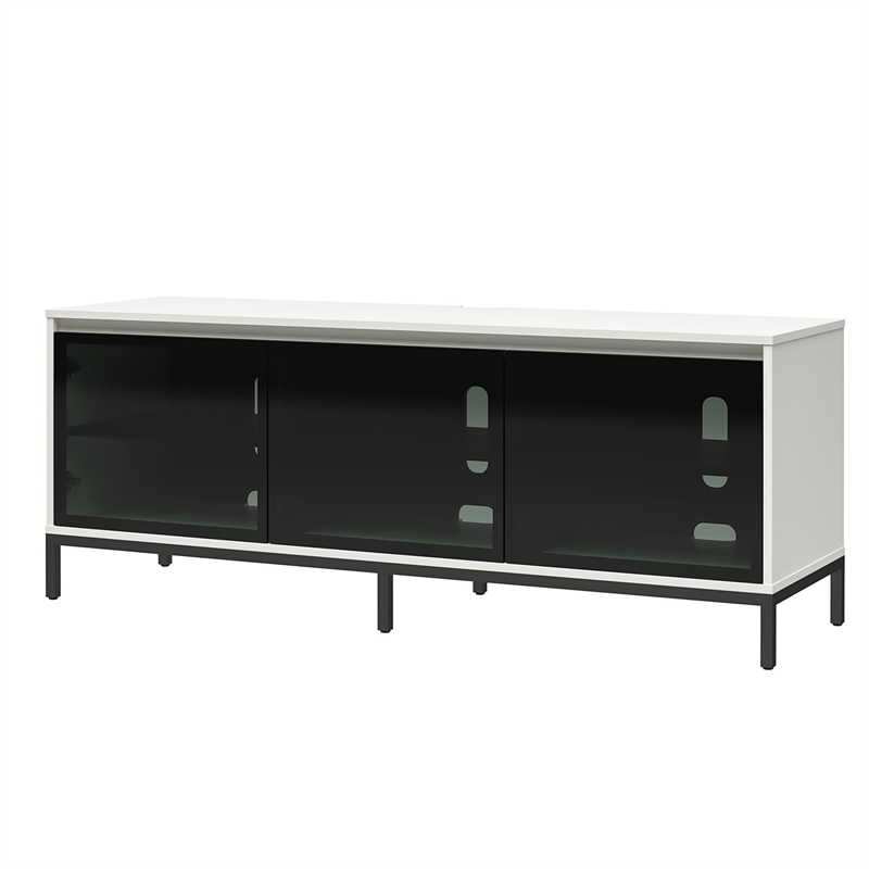Alphason Media Console with Steel Post Base for TVs up to 77