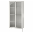 Systembuild Evolution Ashbury Heights Tall 2 Door Storage Cabinet in White