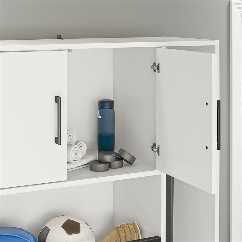 Systembuild Evolution Flex Sports Storage Cabinet in White