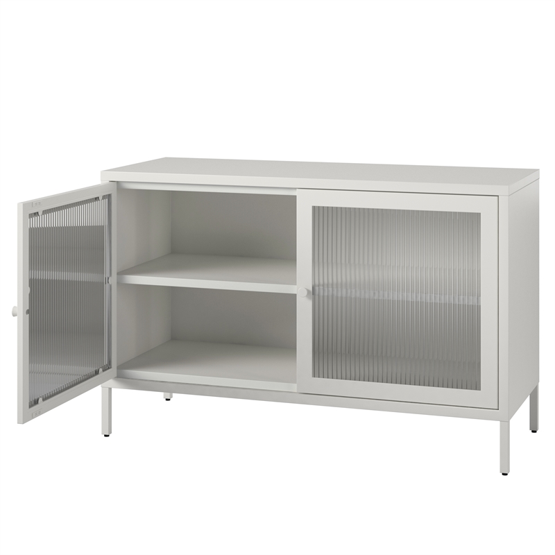 Systembuild Evolution Ashbury Heights 2 Door Storage Cabinet in White