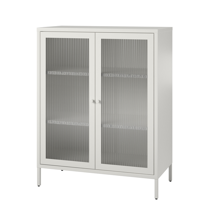 Systembuild Evolution Ashbury Heights 2 Door Accent Cabinet in White