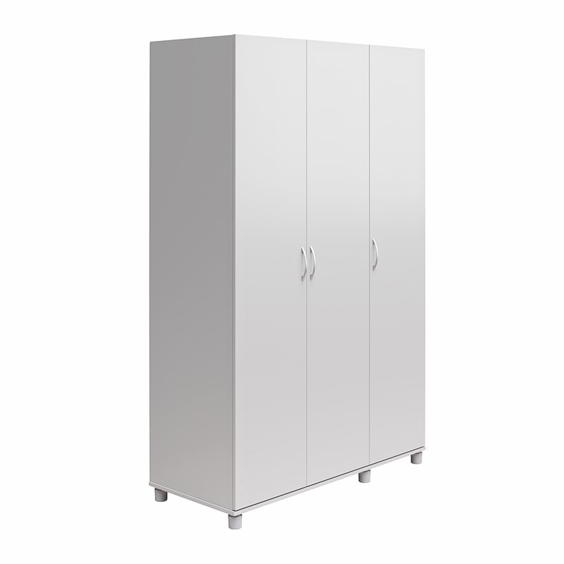 Systembuild Evolution Lory 3 Door Wardrobe with Clothing Rod in Dove Gray