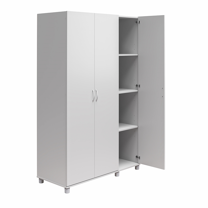 Systembuild Evolution Lory 3 Door Wardrobe with Clothing Rod in Dove Gray