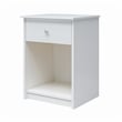 Ameriwood Home Ellwyn Nightstand with Drawer in White