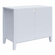 Novogratz Her Majesty 2 Drawer Nightstand in Black