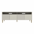 Ameriwood Home Mr. Kate Daphne Engineered Wood TV Console in Gray/Gold