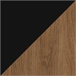 Mr. Kate Daphne TV Console in Walnut and Black