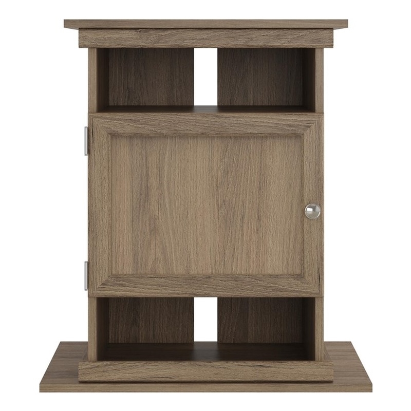 Flipper by Ollie & Hutch 10/20 Gallon Aquarium/Terrarium Stand in Rustic Oak