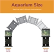 Flipper by Ollie & Hutch 10/20 Gallon Aquarium/Terrarium Stand in Rustic Oak