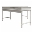 CosmoLiving by Cosmopolitan Selena Lift-Top L-Shape Computer Desk - Rustic White