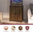 Flipper by Ollie & Hutch 10/20 Gallon Aquarium/Terrarium Stand in Rustic