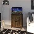 Flipper by Ollie & Hutch 10/20 Gallon Aquarium/Terrarium Stand in Rustic