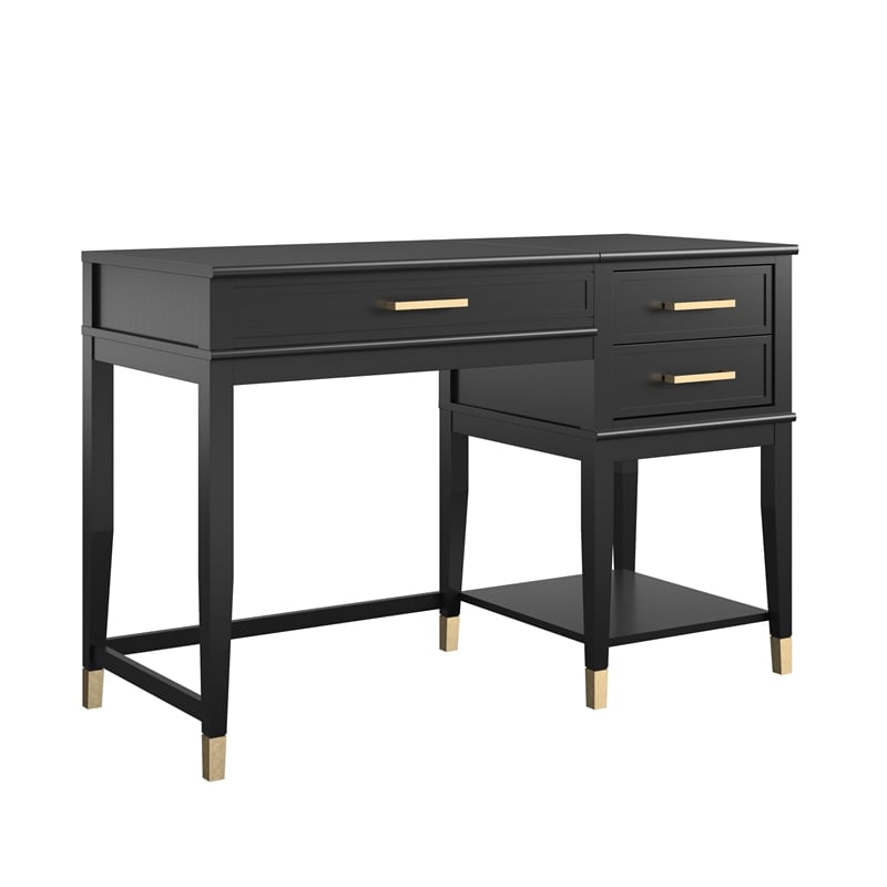 CosmoLiving by Cosmopolitan Westerleigh Lift-Top Computer Desk in Black