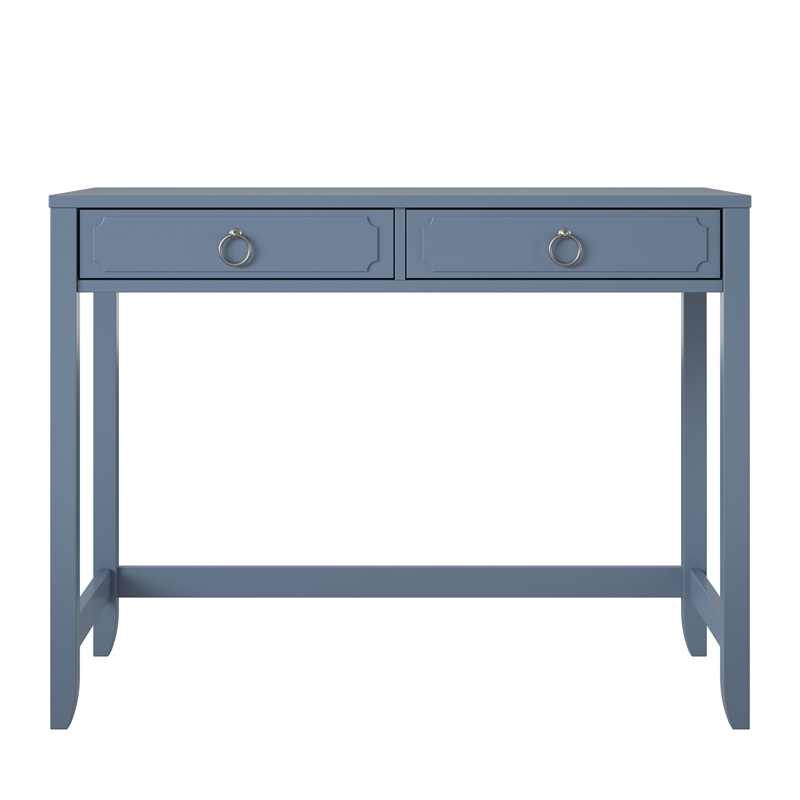 Novogratz Her Majesty 2 Drawer Writing Desk in Blue