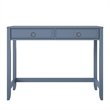 Novogratz Her Majesty 2 Drawer Writing Desk in Blue