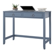 Novogratz Her Majesty 2 Drawer Writing Desk in Blue