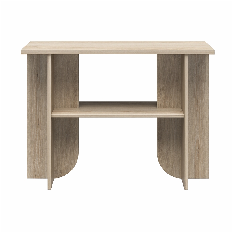 Ameriwood Home Engineered Wood Novogratz Voler Console Table in Light Oak