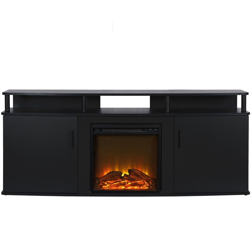 Ameriwood Home Carson Electric Fireplace TV Console for TVs up to 70