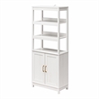 Mr.Kate Tess 2 Door Bookcase with Modular Storage Options - Ivory Oak