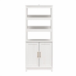 Mr.Kate Tess 2 Door Bookcase with Modular Storage Options - Ivory Oak