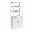 Mr.Kate Tess 2 Door Bookcase with Modular Storage Options - Ivory Oak