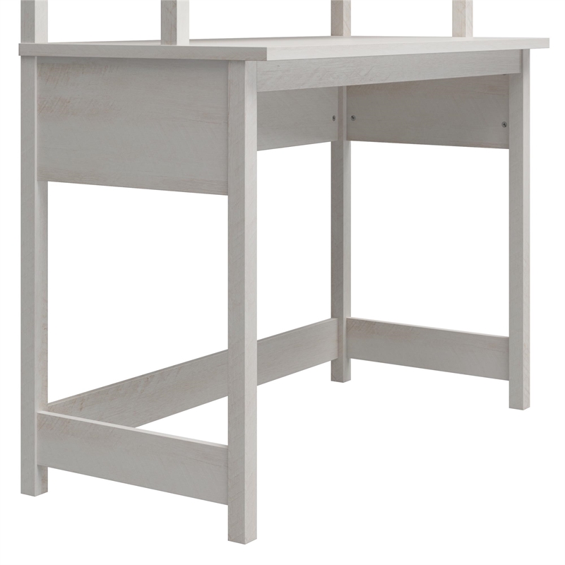 Mr.Kate Tess Standing Desktop/Workstation w/Modular Storage Options - Ivory Oak
