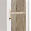 Mr.Kate Tess 2-Door Storage Cabinet w/Modular Storage Options - Ivory Oak
