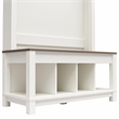 Ameriwood Home Chapel Hill Rustic Farmhouse Entryway Tree - White w/Brown Oak