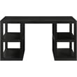 Altra Furniture Parsons Deluxe Hollow Core/Laminate Writing Desk in Black Oak