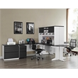 Altra Furniture Pursuit 3 Drawer File Cabinet in White and Gray
