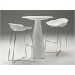 Mobital Maldives Patio Bar Table in White and Gray