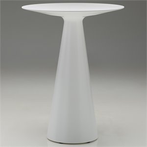 Mobital Maldives Patio Bar Table in White and Gray