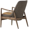 Mobital Reynolds Leather Accent Chair in Tan and Gray