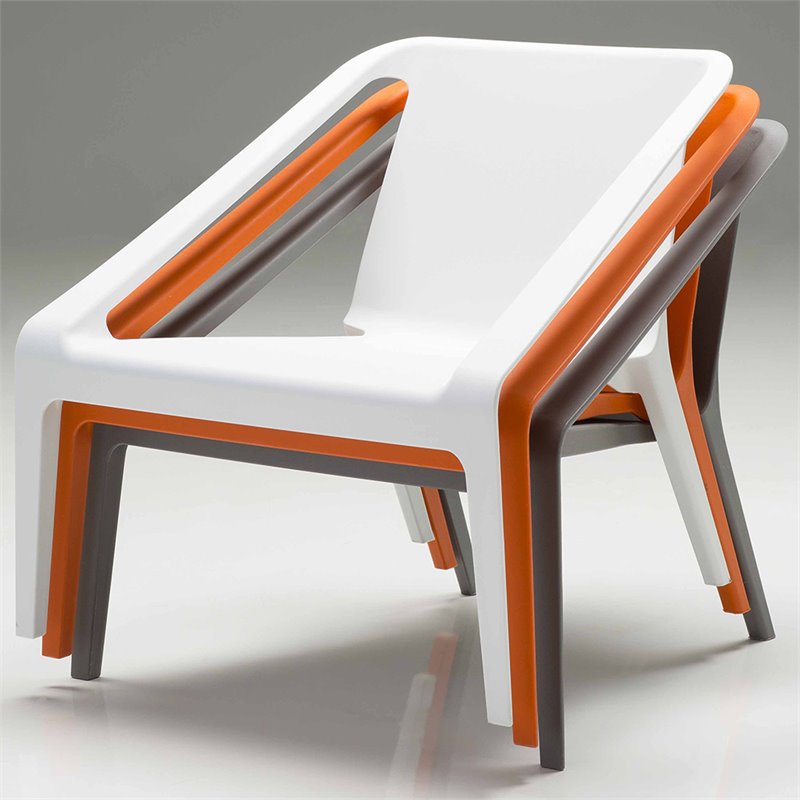 Mobital Yumi Patio Chair in White (Set of 4)