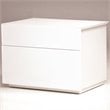 Mobital Vex 2 Drawer Nightstand in Matte White