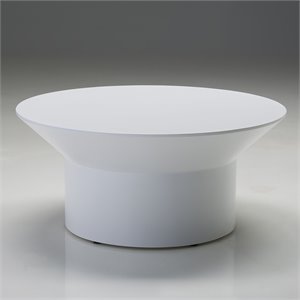 Mobital Boracay 36&quot Round Coffee Table in White