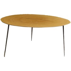 Mobital Oakley 30&quot Round Coffee Table in Oak and Black