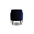 Mobital Ellington Modern Fabric Arm Chair with Black Wood Legs in Navy